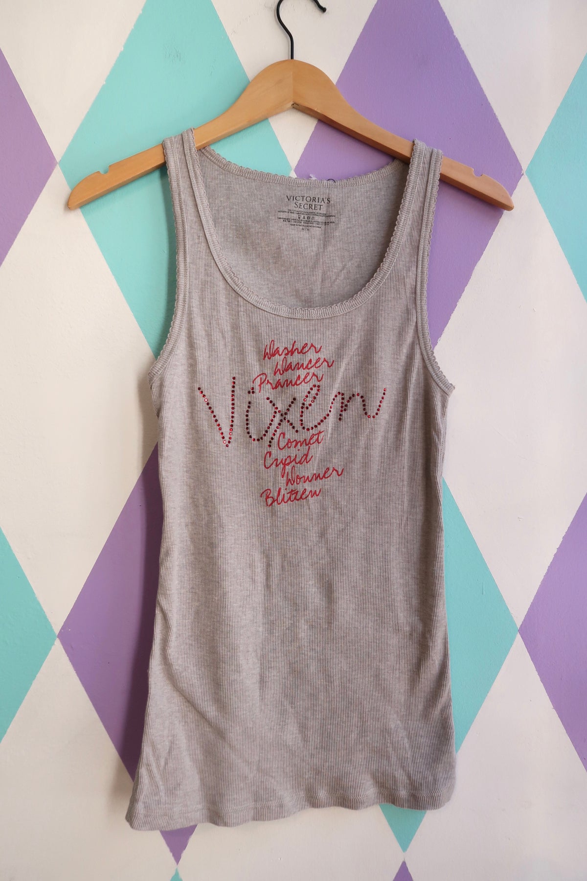 2000s Victoria’s Secret “Vixen” Rhinestone Tank Top