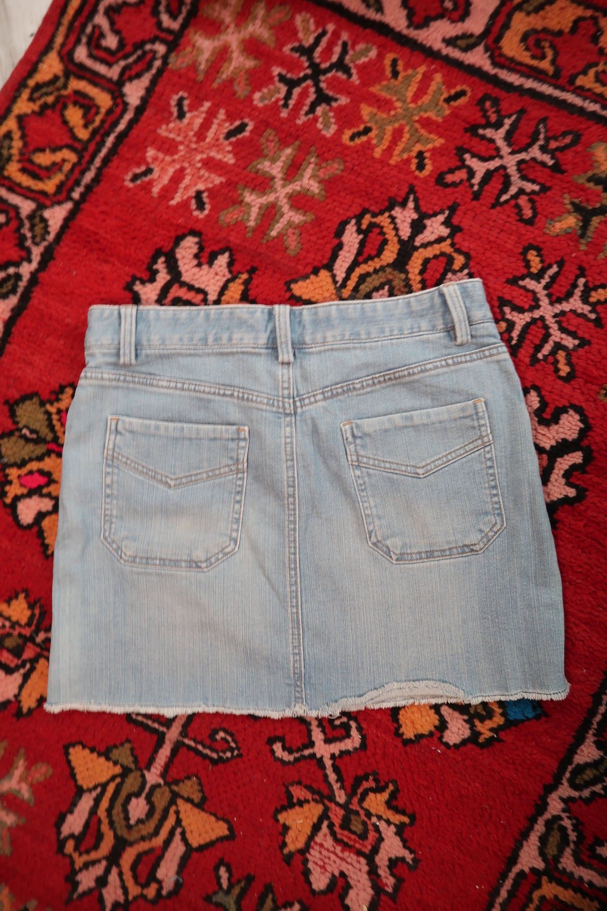 Vintage 2000s Gap Light Wash Denim Skirt - Elektra Vintage