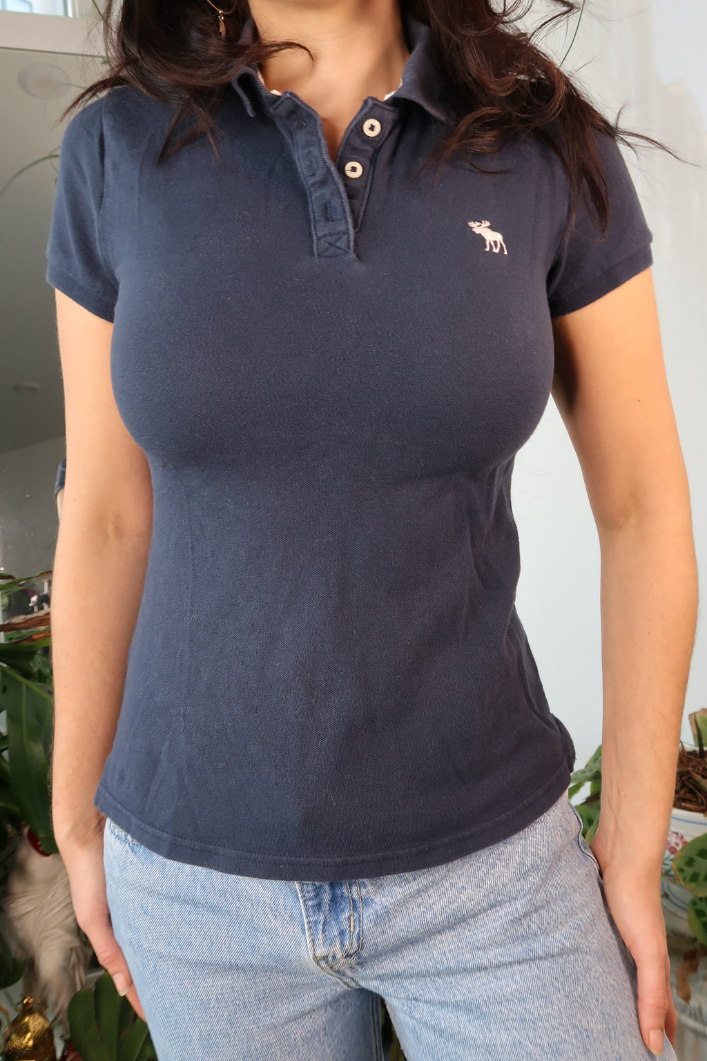 Vintage 2000s Abercrombie Polo Top