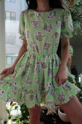 70s Vintage Handmade Gingham Dress – Cottagecore Puff Sleeve Prairie Style - Elektra Vintage