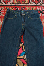 Load image into Gallery viewer, Vintage 2000s Von Dutch Low Rise Bootcut Jeans Dark Wash Denim Size 27 Y2K
