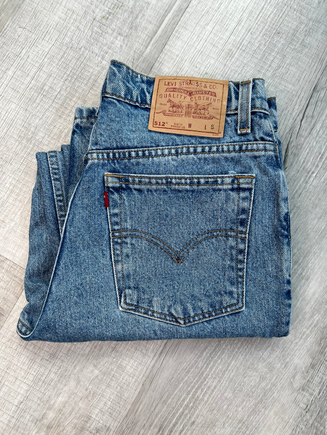 Vintage Levi's 512 Medium Wash Denim Jeans