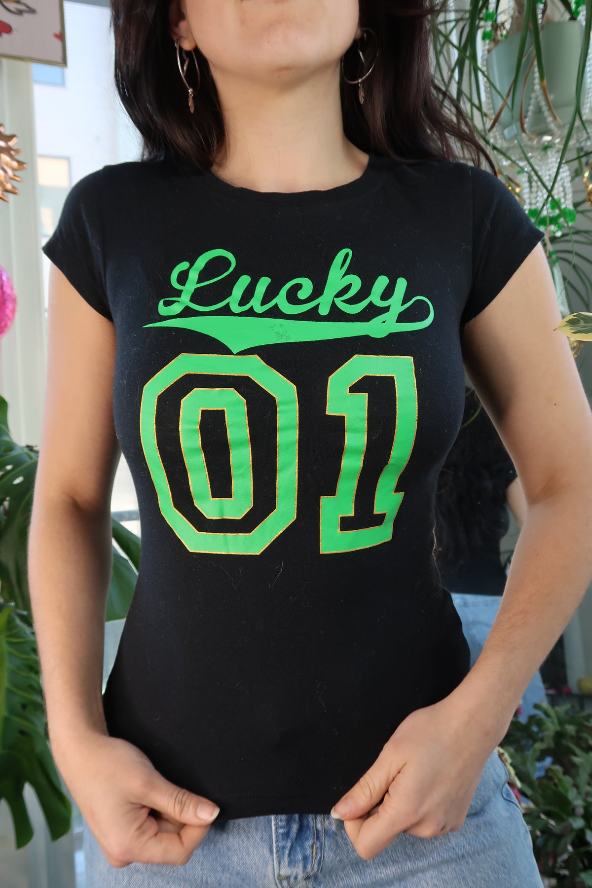 Vintage 2000s Lucky 01 Graphic Tee