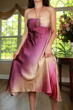 Load image into Gallery viewer, Vintage 2000s Silk Ombre Halter Midi Dress
