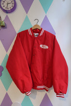 Load image into Gallery viewer, LA County Raceway Vintage Red Nylon Varsity Jacket
