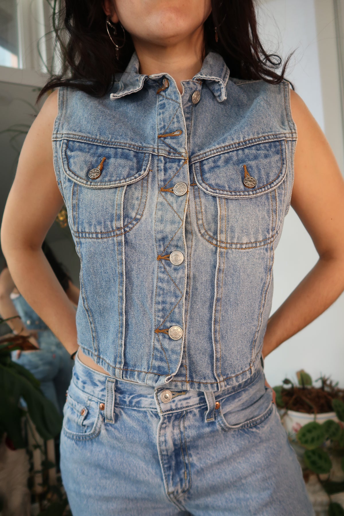 Vintage 90s Denim Vest