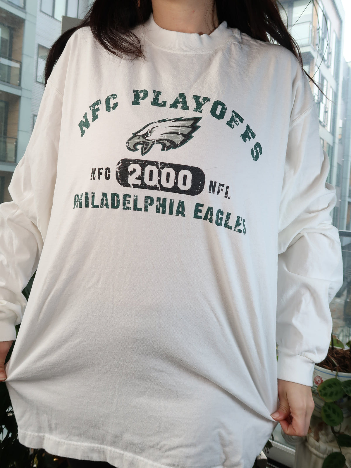 Vintage 2000 Eagles NFC Playoffs Long Sleeve Tee