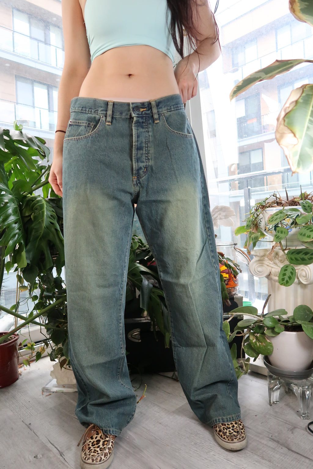 Vintage 2000s Faded Denim Jeans