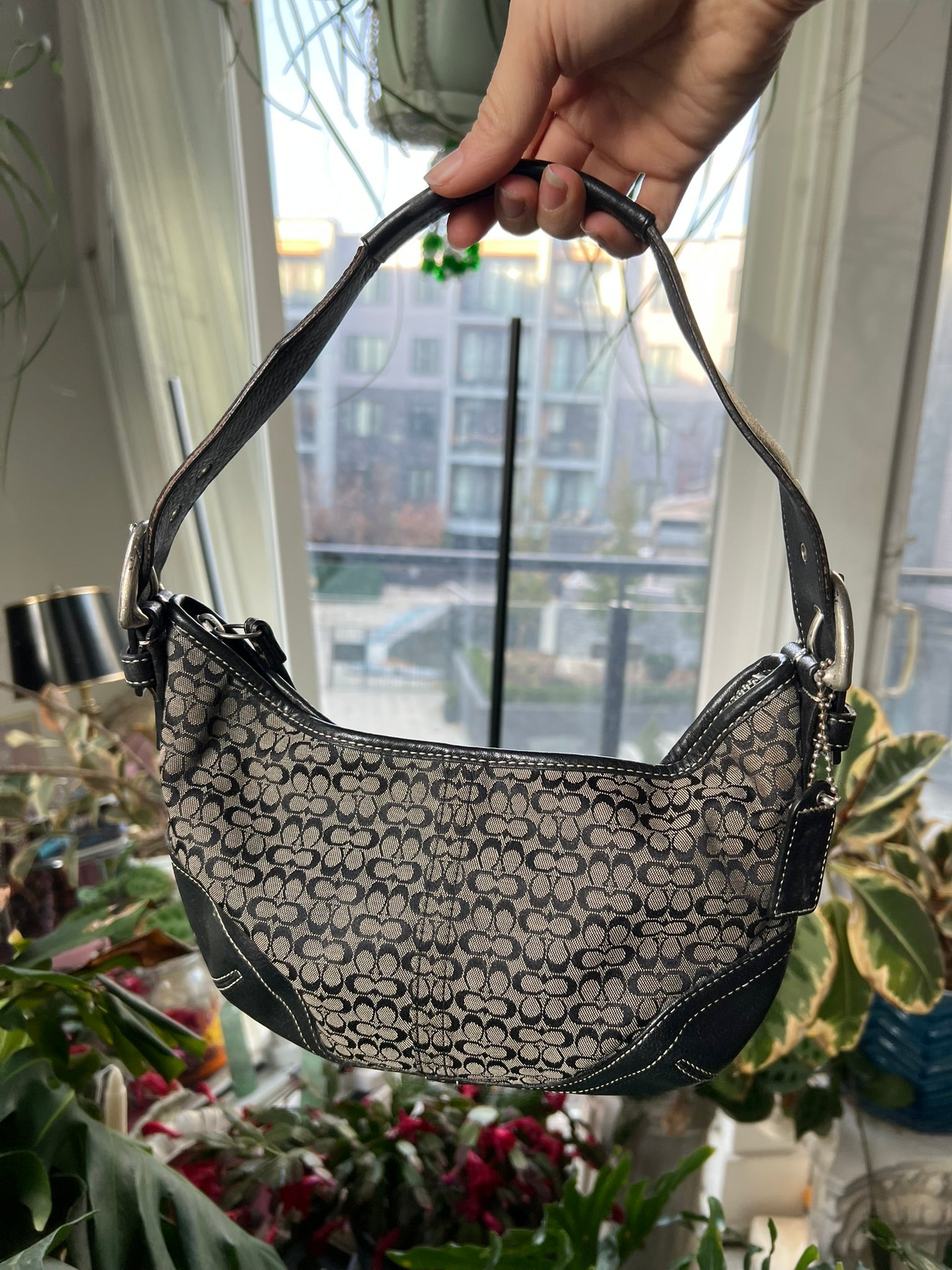 Vintage 2004 Coach Signature Soho Black Monogram Bag – Elektra Vintage