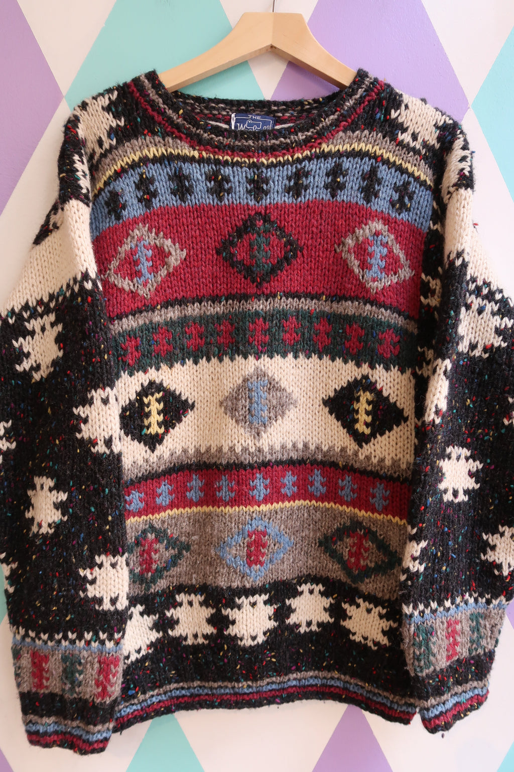 Vintage 1980s Woolrich Woman Southwestern Sweater