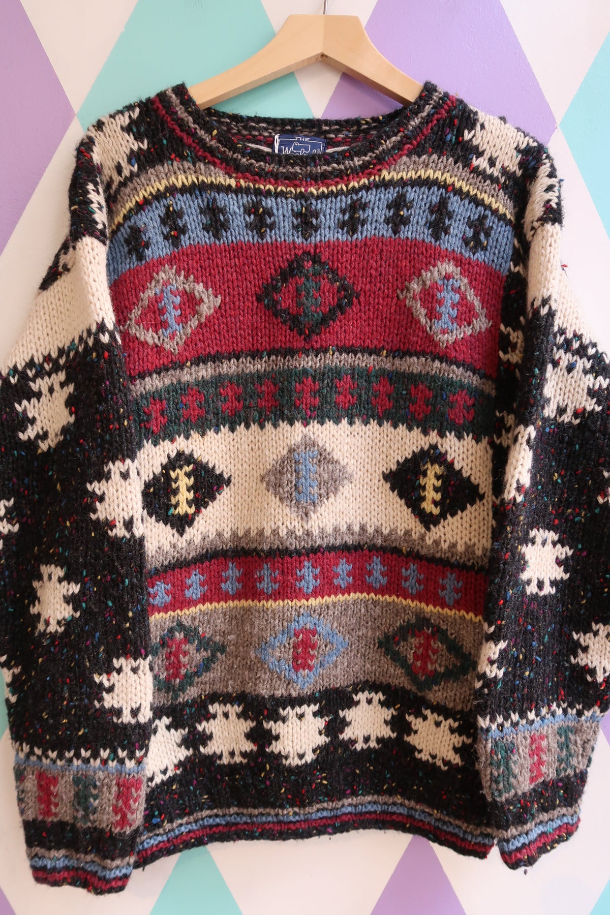 Vintage 1980s Woolrich Woman Southwestern Sweater
