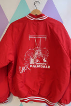 Load image into Gallery viewer, LA County Raceway Vintage Red Nylon Varsity Jacket
