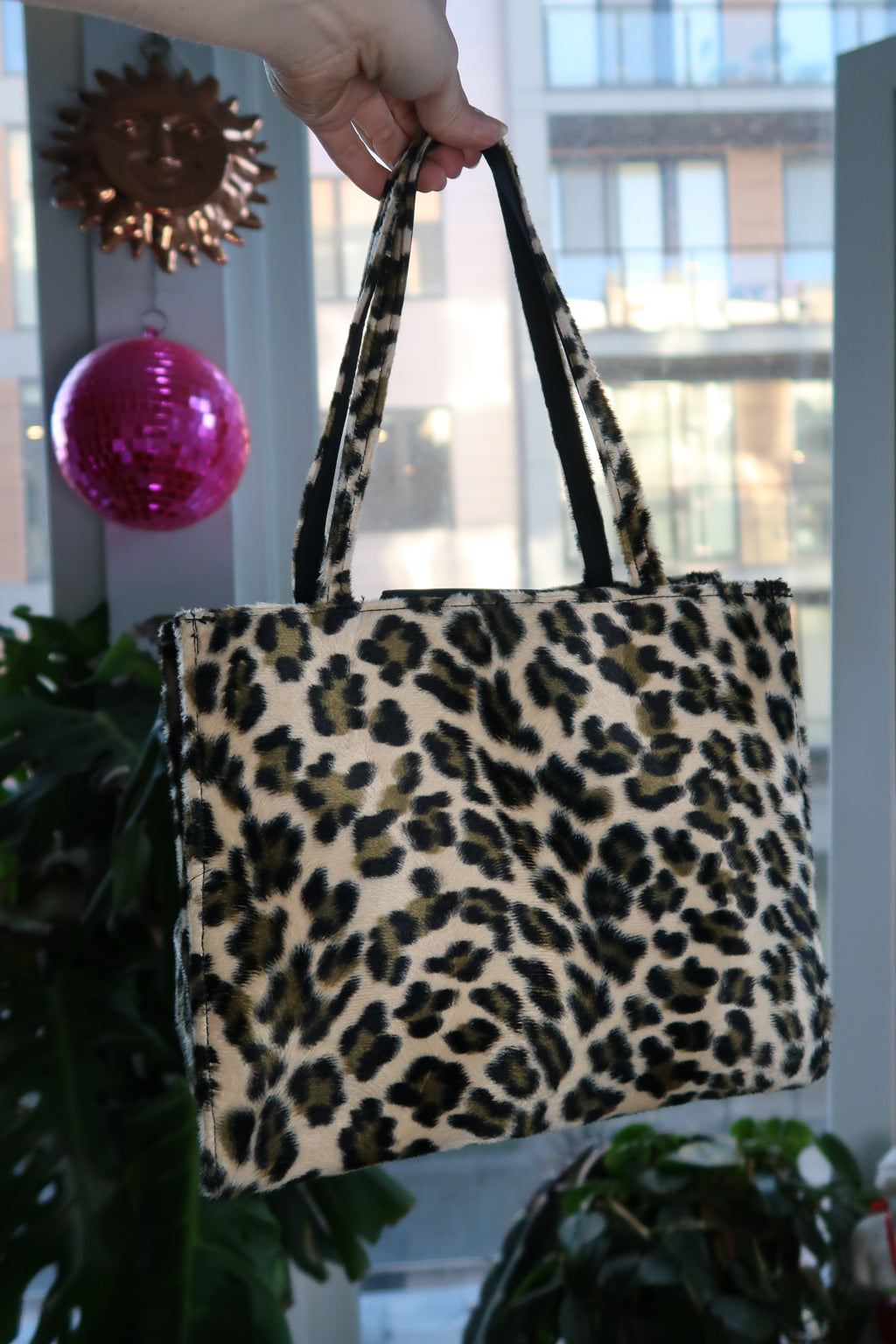 Vintage 2000s Cheetah Print Faux Fur Purse