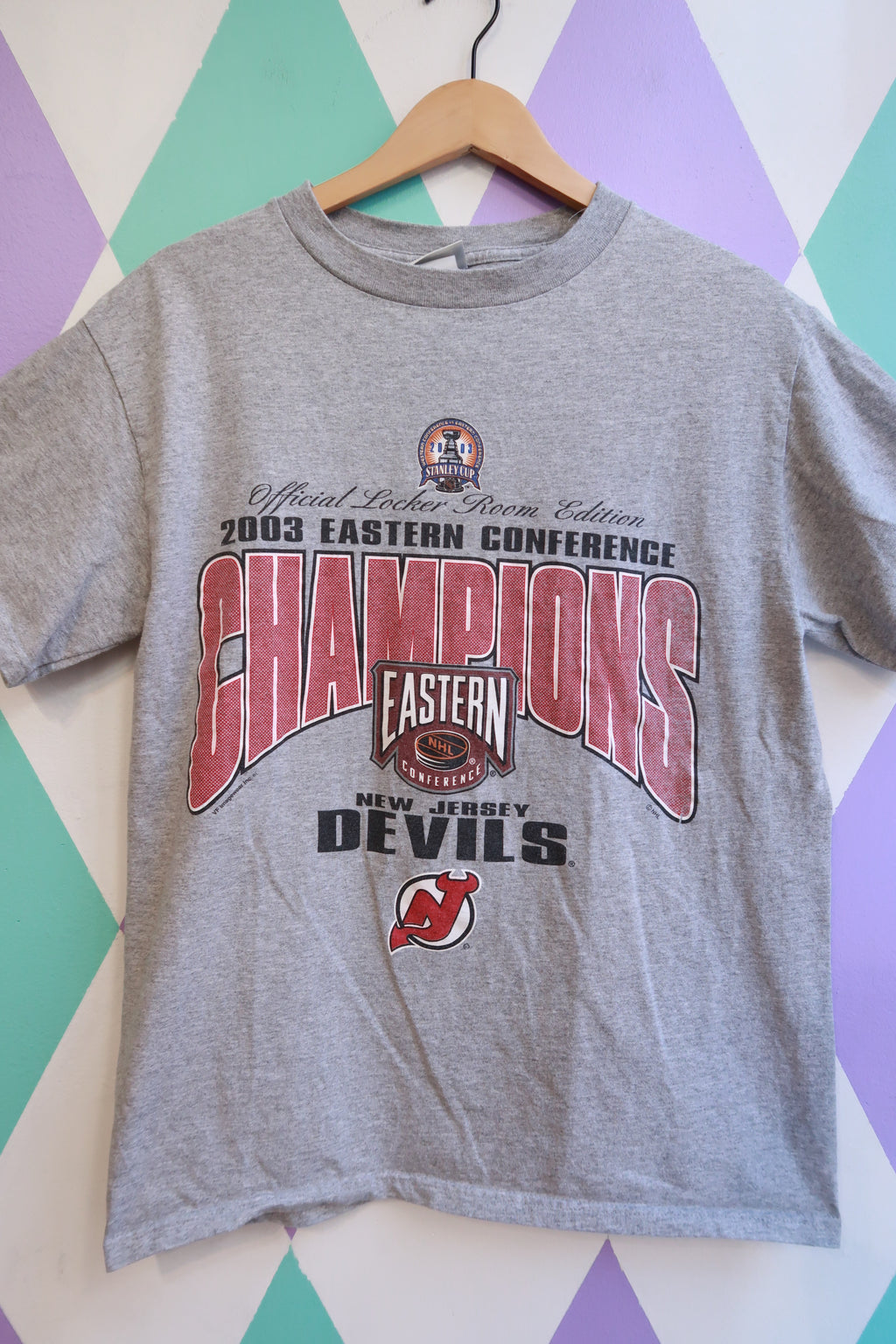 Vintage 2000s New Jersey Devils Eastern Conference Champions graphic tee - Elektra Vintage