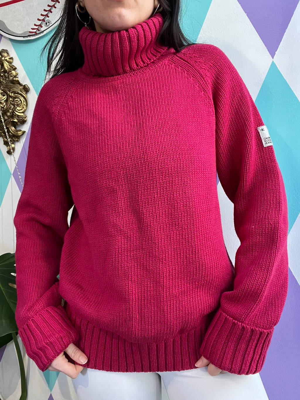 NWT Vintage Calvin Klein Turtleneck Sweater - Elektra Vintage