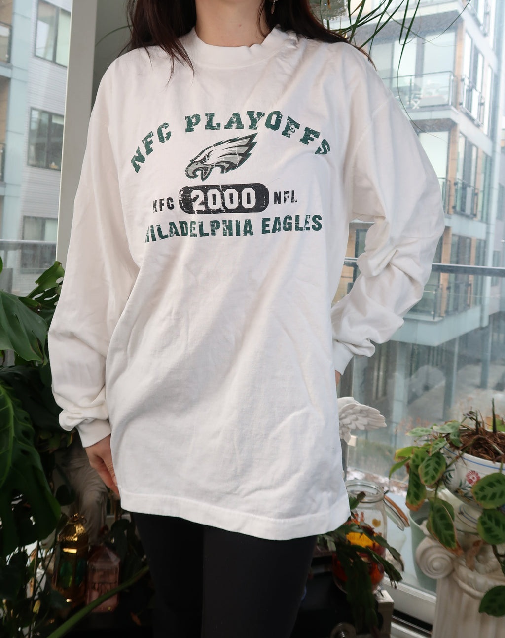 Vintage 2000 Eagles NFC Playoffs Long Sleeve Tee