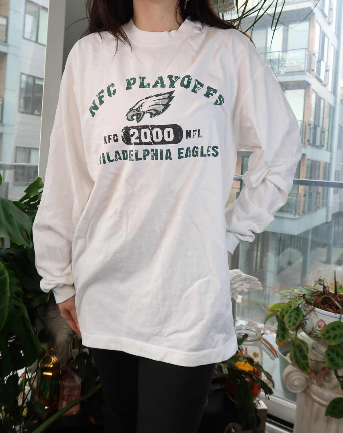 Vintage 2000 Eagles NFC Playoffs Long Sleeve Tee