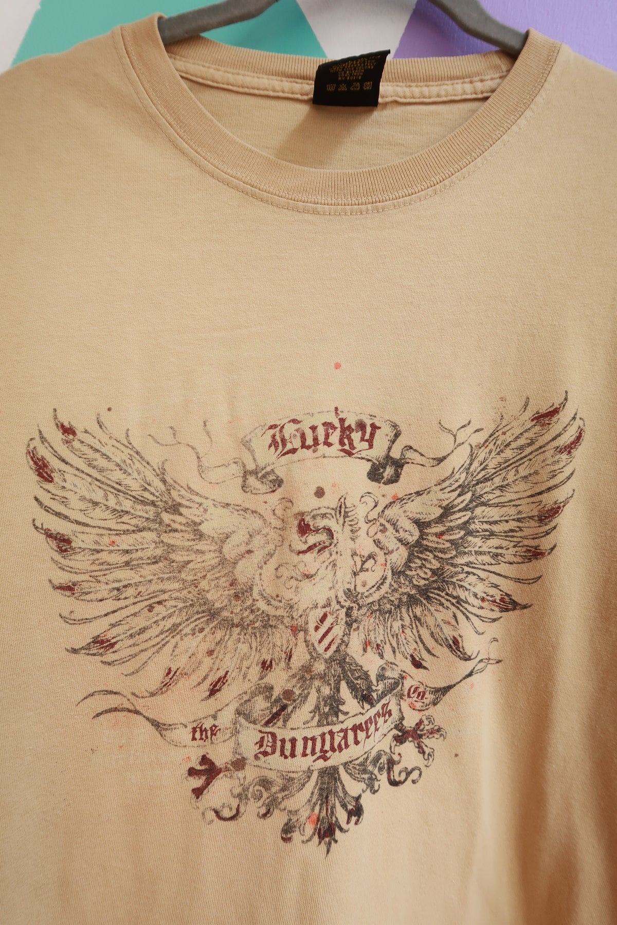 Vintage 2000s Lucky Brand Eagle Graphic T-Shirt