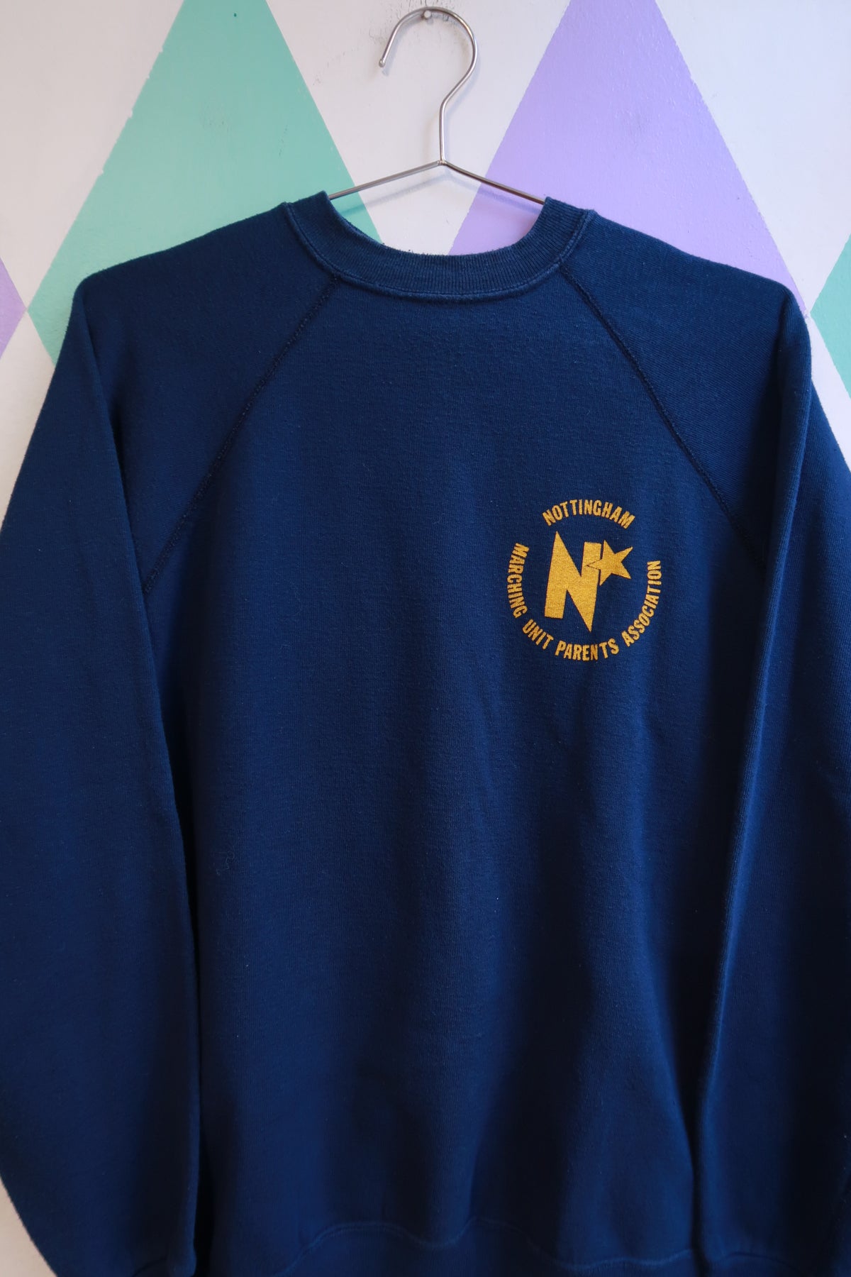 Vintage 80s Nottingham Marching Unit graphic sweatshirt - Elektra Vintage