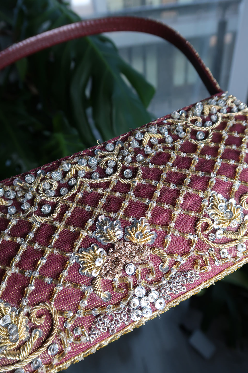 Vintage Beaded Shoulder Bag
