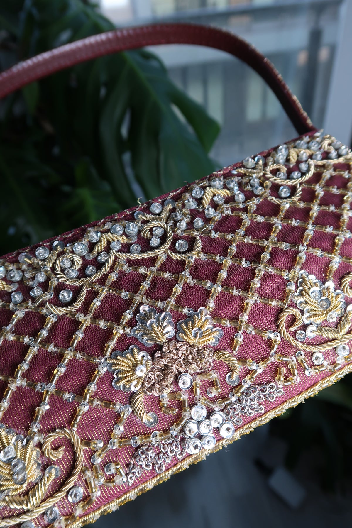 Vintage Beaded Shoulder Bag