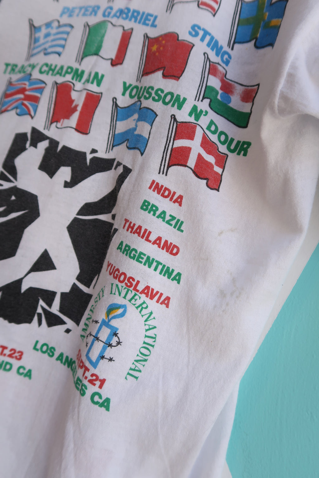 Vintage 1988 Amnesty International “Human Rights Now!” Tour Tee