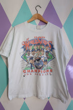 Load image into Gallery viewer, Men's vintage 1988 LA Dodgers World Series Champions T-shirt by Elektra Vintage, single stitch, featuring classic team logo and design.

