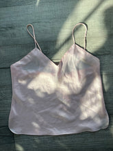Load image into Gallery viewer, Vintage Satin Baby Pink Camisole Top sz SM
