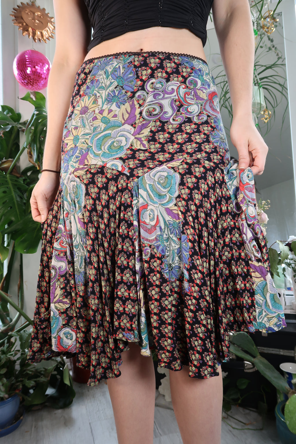 Floral Pattern Skirt