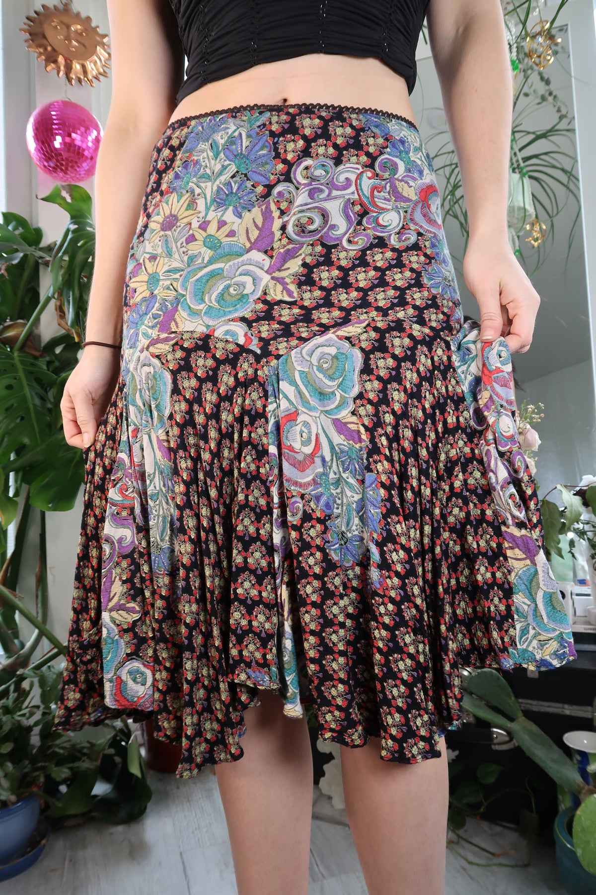 Floral Pattern Skirt