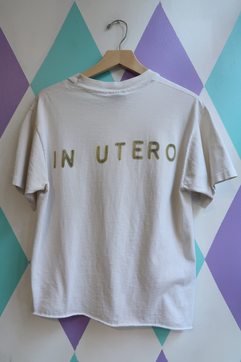 Vintage 1993 Nirvana “In Utero” Graphic Band T-Shirt – Anatomical Angel Design