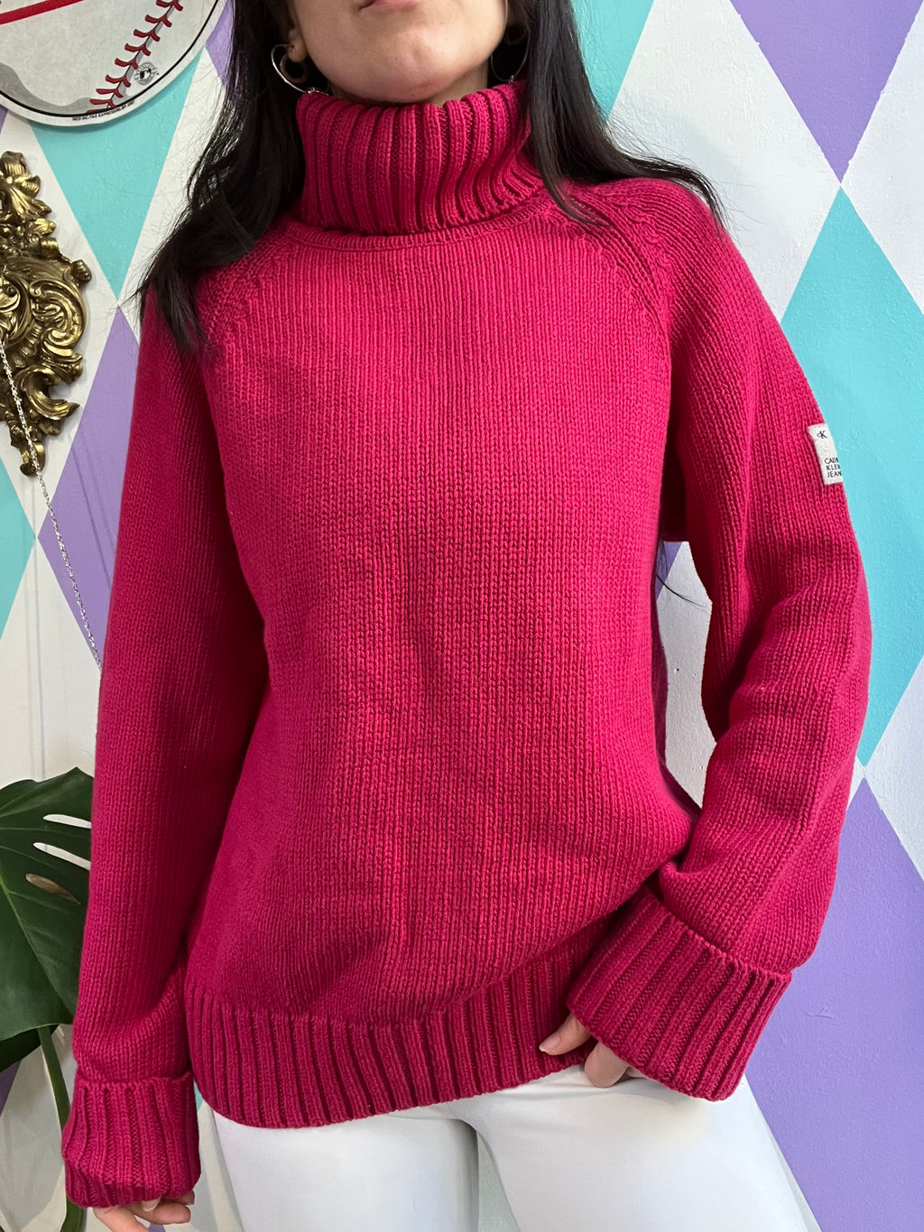 NWT Vintage Calvin Klein Turtleneck Sweater - Elektra Vintage