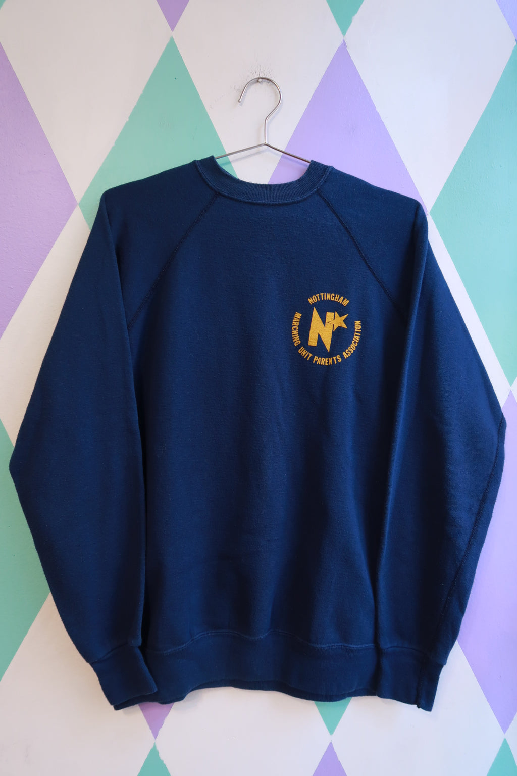 Vintage 80s Nottingham Marching Unit graphic sweatshirt - Elektra Vintage
