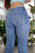 Vintage Y2K Bedazzled Sequins Jeans - Elektra Vintage