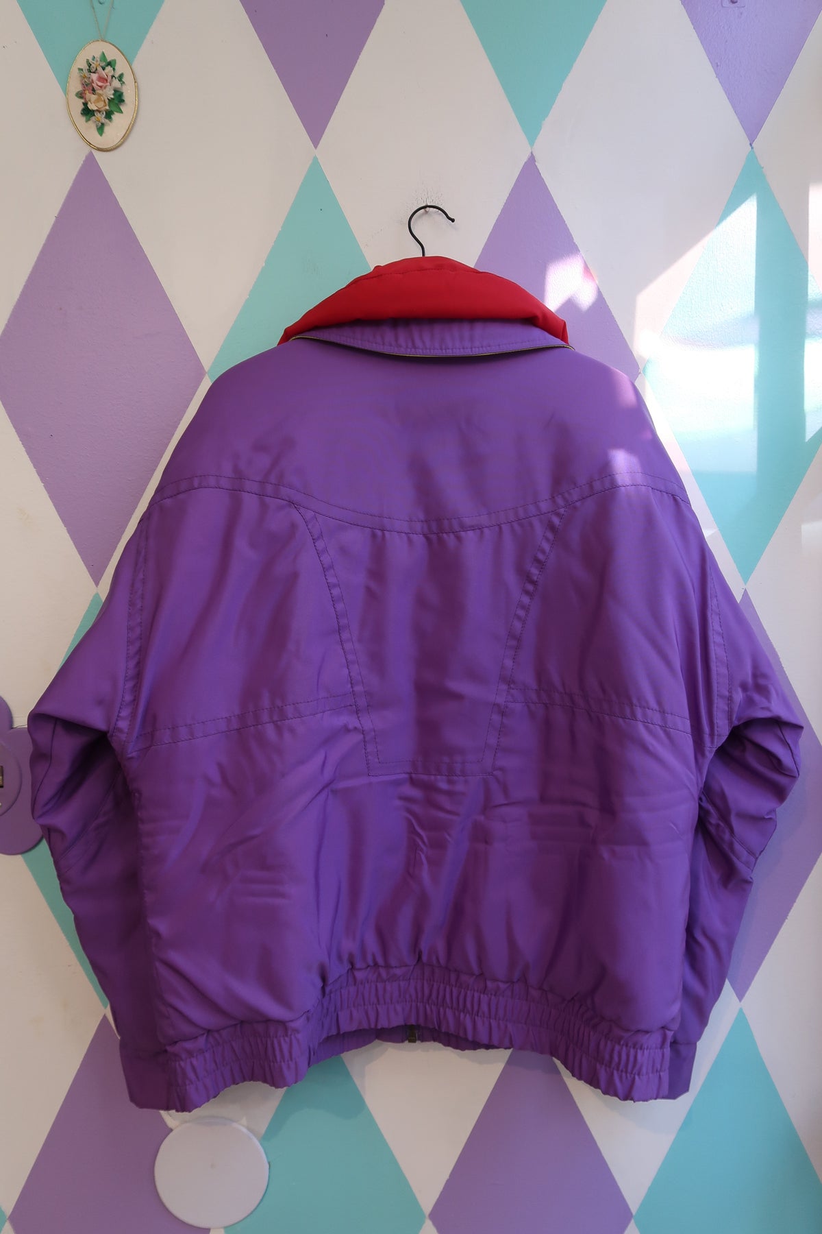 Vintage 90s Slalom Purple and Red Ski Jacket – Made in USA