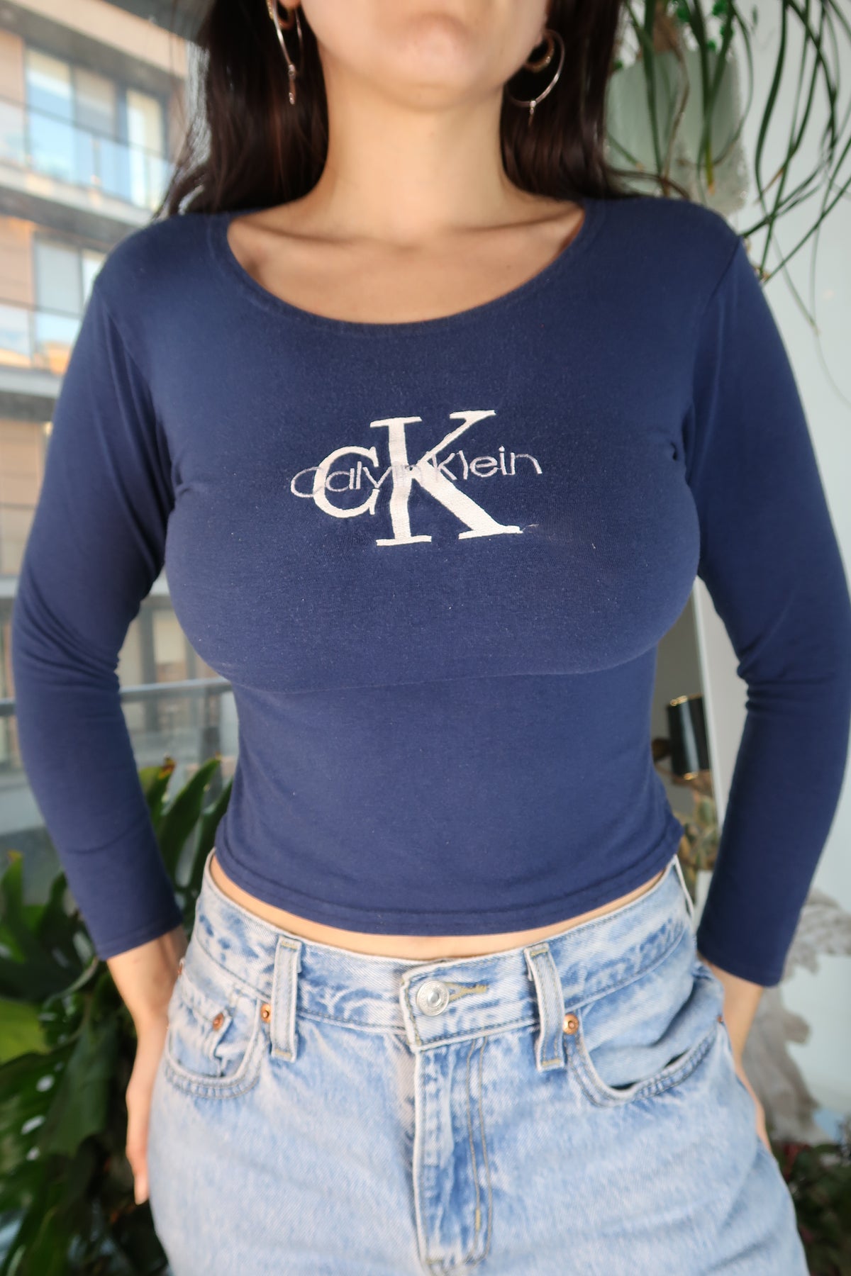 Vintage 90s Calvin Klein Jeans Long Sleeve Top