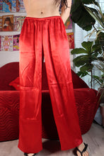 Load image into Gallery viewer, Red Satin Pajama Pants
