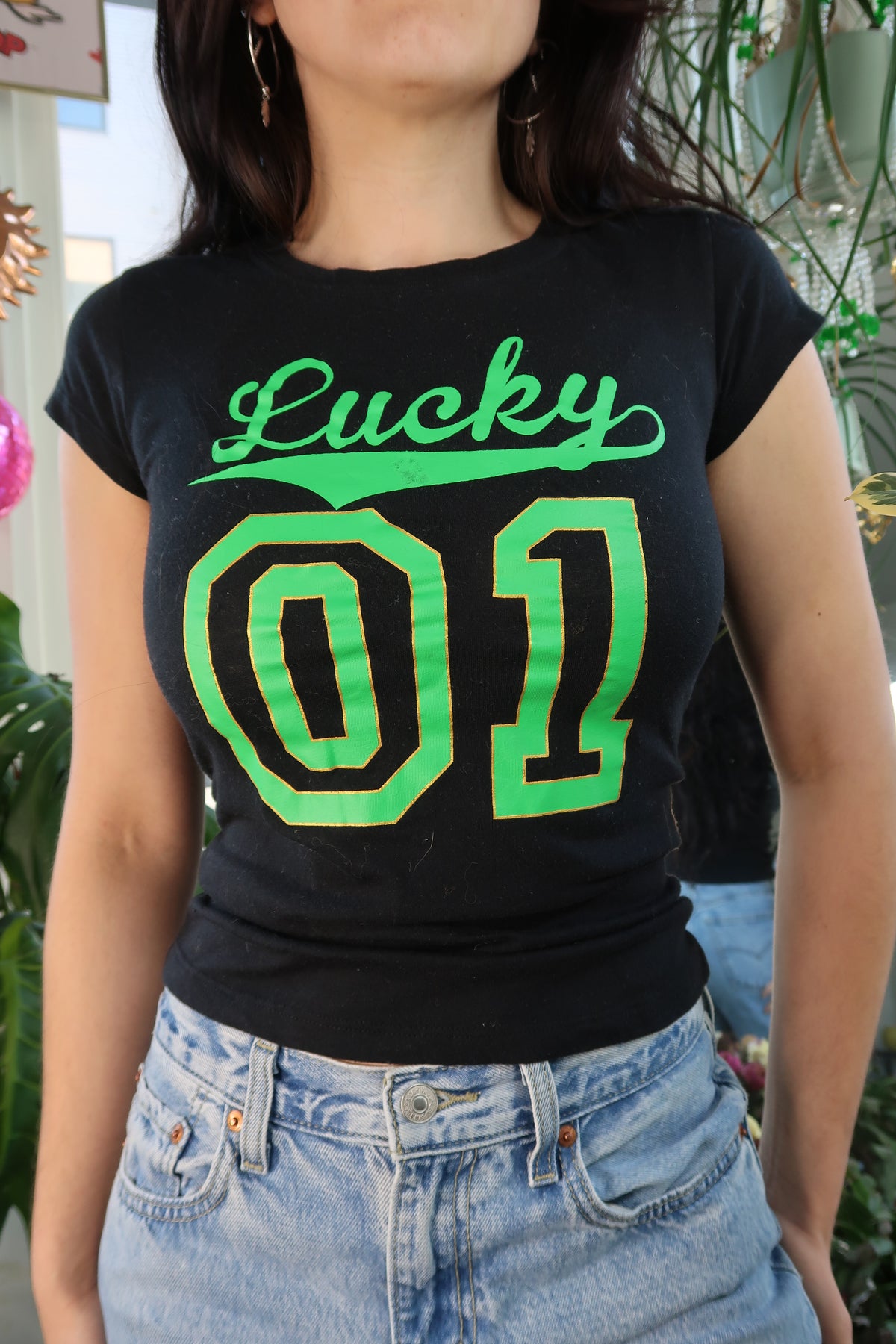 Vintage 2000s Lucky 01 Graphic Tee