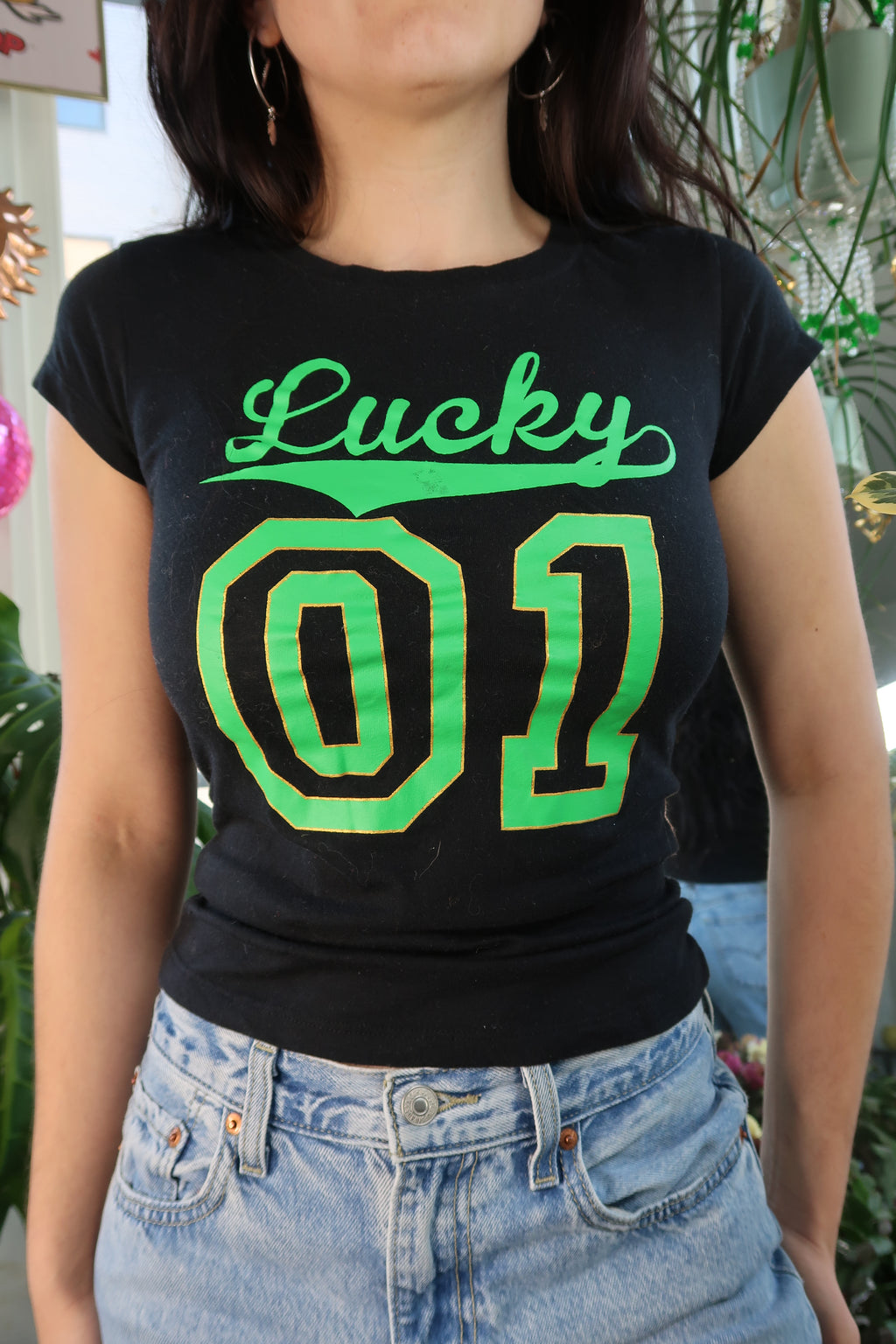 Vintage 2000s Lucky 01 Graphic Tee