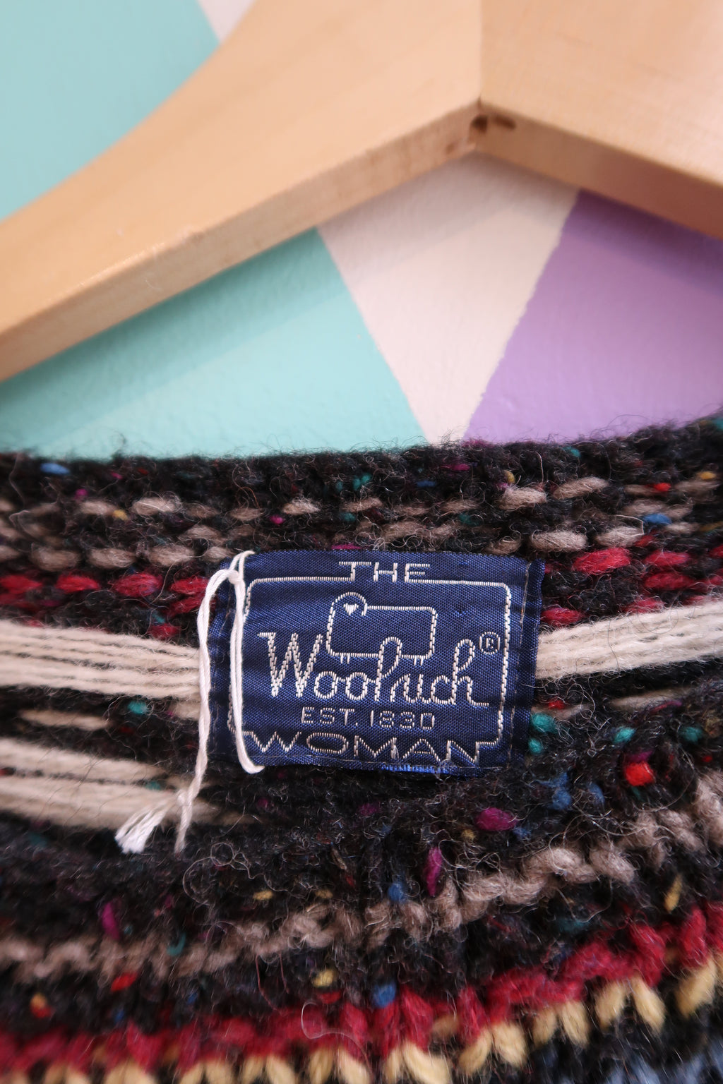 Vintage 1980s Woolrich Woman Southwestern Sweater
