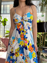 Load image into Gallery viewer, 70s Vintage Floral Maxi Dress
