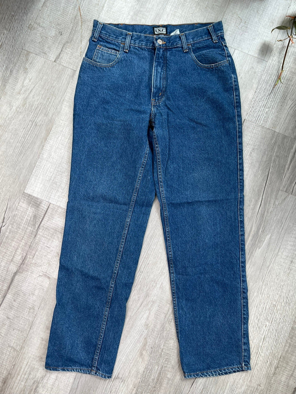 INC Jeans Dark Wash Straight Fit Denim Jeans - Elektra Vintage