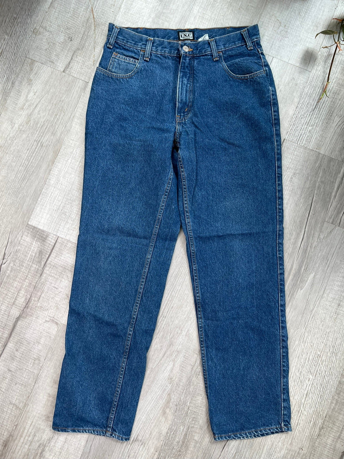 INC Jeans Dark Wash Straight Fit Denim Jeans - Elektra Vintage