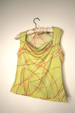 Load image into Gallery viewer, 2000s Vintage Abstract Cowl Neck Top
