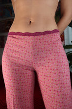 Load image into Gallery viewer, Vintage 2000s Pink Floral Mesh Bottoms
