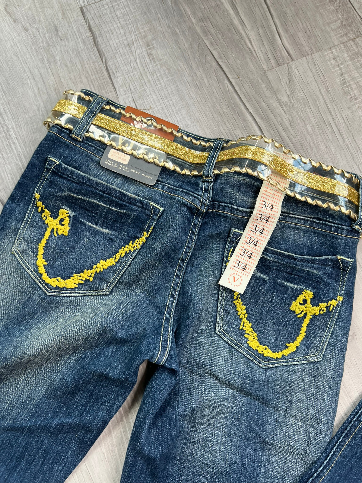 NWT 2000s Vintage Bootcut Low Rise Jeans by V Blue - Elektra Vintage