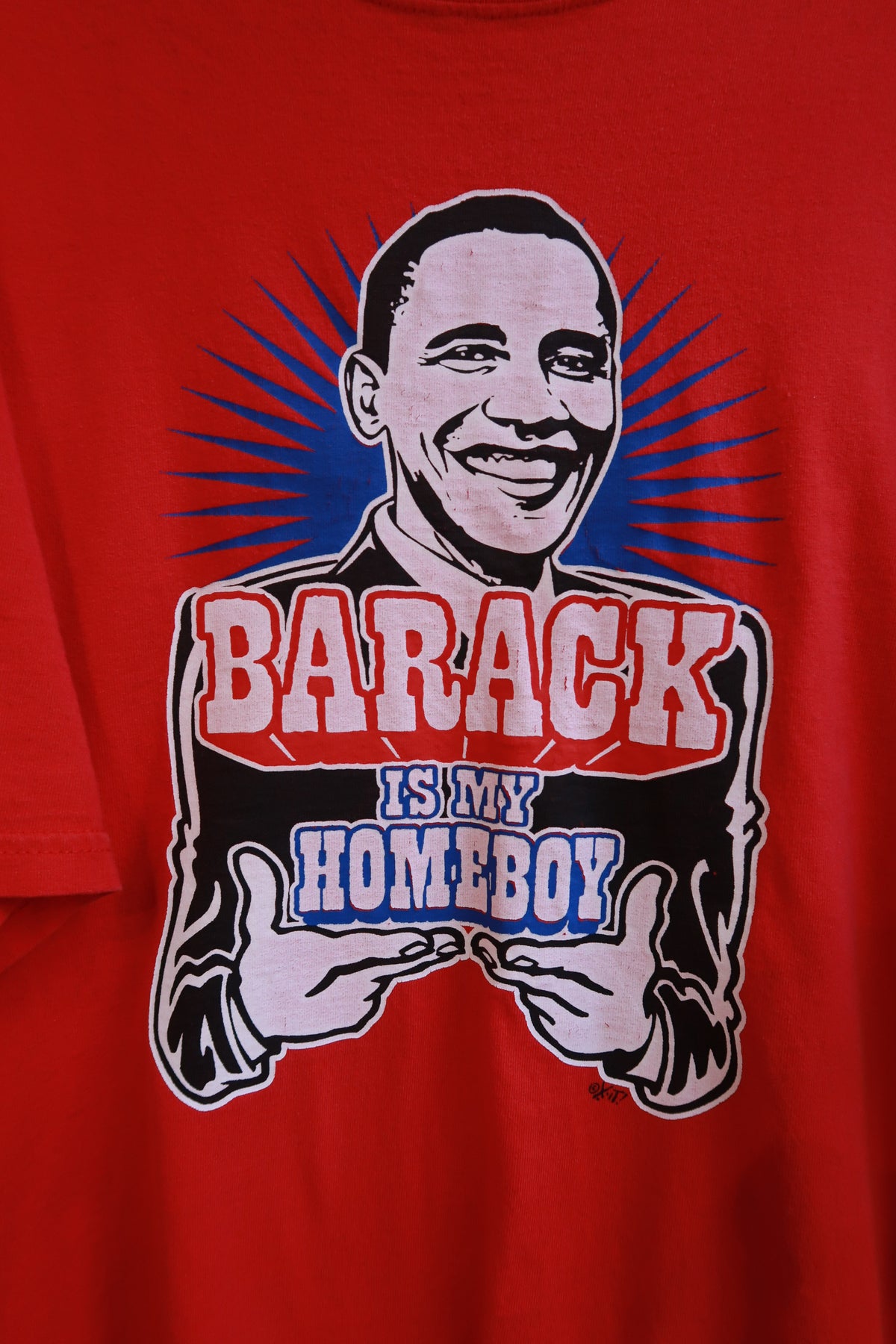 Vintage 2000s Barack Obama is my Homeboy Graphic T-Shirt