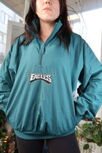 Load image into Gallery viewer, Eagles Midnight Green Windbreaker
