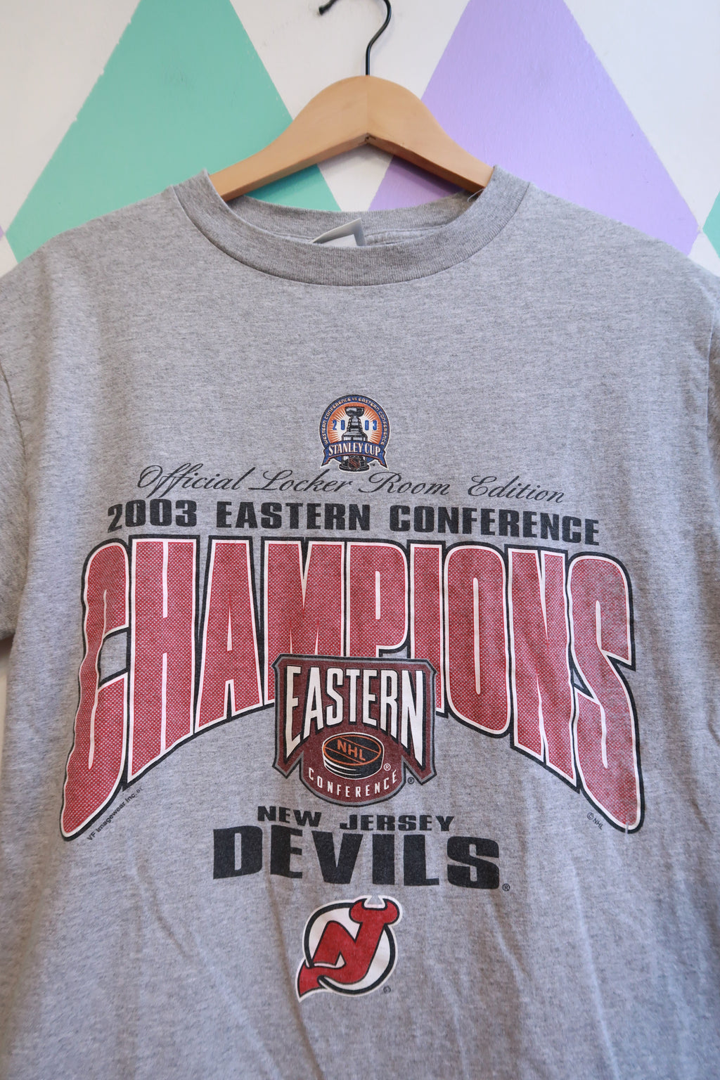 Vintage 2000s New Jersey Devils Eastern Conference Champions graphic tee - Elektra Vintage