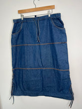 Load image into Gallery viewer, Vintage Denim Midi Skirt
